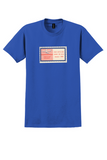 American Airlines T-Shirt - Vintage First With Jets Across the USA 1959 Label - Royal Blue