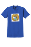 Boeing MD-90 T-Shirt - Vintage Flight Crew Bag Sticker - Royal Blue