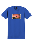Cathay Pacific T-Shirt - Vintage Shape Of Wings To Come Bag Sticker - Royal Blue