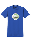 Channel Express T-Shirt - Vintage Above All In Europe Herald Bag Sticker - Royal Blue
