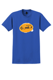 Condor T-Shirt - Vintage Fly the Best Smiley Bag Sticker - Royal Blue