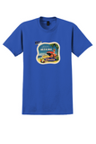 Delta T-Shirt - Vintage Nothing Finer To Miami Beach Bag Sticker - Royal Blue