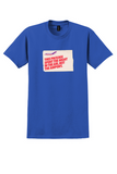 Federal Express T-Shirt - Vintage Night In The Air Bag Sticker - Royal Blue