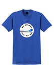 Air Botswana T-Shirt - Vintage Going Your Way Bag Sticker - Royal Blue