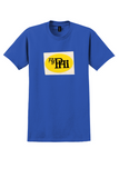 PHI Helicopters T-Shirt - Vintage Fly PHI Bag Sticker - Royal Blue