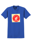 Air China T-Shirt - Vintage Red Phoenix Bag Sticker - Royal Blue