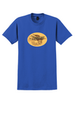LAV Aeropostal Venezolana T-Shirt - Vintage Propliner Bag Sticker - Royal Blue