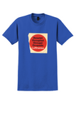 Lufthansa T-Shirt - Vintage Besetzt Occupied Sticker - Royal Blue