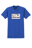 Air Holland T-Shirt - Vintage Een Feest Om Mee Te Vliegen Sticker - Royal Blue