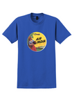 Air India T-Shirt - Vintage The Tata Line Bag Sticker - Royal Blue