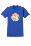 Northern Consolidated Airlines T-Shirt - Vintage Fly Western Alaska Sticker - Royal Blue