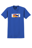 Air Namibia T-Shirt - Vintage Wide Open Spaces Bag Sticker - Royal Blue