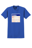 Air New Zealand T-Shirt - Vintage Cargo Air Waybill Label - Royal Blue