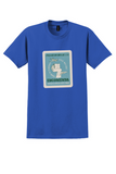 Panair do Brasil T-Shirt - Vintage Encomenda Air Express Sticker - Royal Blue