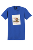 Royal Air Maroc T-Shirt - Vintage 30th Anniversary 1957-1987 Sticker - Royal Blue