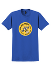Royal Brunei Airlines T-Shirt - Vintage Hong Kong-Brunei 737 Sticker - Royal Blue