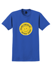 Southern Airways T-Shirt - Vintage Have A Nice Day Smiley Sticker - Royal Blue