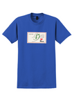 TAP Air Portugal T-Shirt - Vintage 45 Years 1945-1990 Sticker - Royal Blue