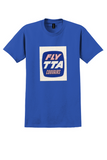 Trans-Texas Airways T-Shirt - Vintage Fly TTA Convairs Sticker - Royal Blue