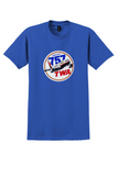TWA T-Shirt - Vintage Boeing 757 Bag Sticker - Royal Blue