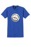 Transkei Airways T-Shirt - Vintage Growing With The Traffic Bag Sticker - Royal Blue