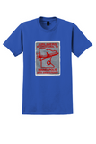 Airliners International T-Shirt - Vintage 96 Minneapolis Sticker - Royal Blue