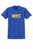 Airtours T-Shirt - Vintage Airbus A320 Bag Sticker - Royal Blue