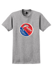 Northern Consolidated Airlines T-Shirt - Vintage Katmai Salmon Sticker - Sport Gray