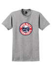 White Pass & Yukon Route T-Shirt - Vintage Gateway To The Yukon Sticker - Sport Gray