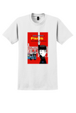 Aer Lingus Paris T-Shirt - Vintage Paris Cartoon Poster - White