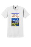 Aerolineas Argentinas T-Shirt - Vintage Andes Lake Poster - White