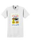 Aerolineas Argentinas Buenos Aires T-Shirt - Treidler Collage Poster - White