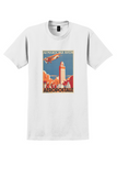 Aeropostale Morocco T-Shirt - Vintage Au Maroc Par Avion Poster - White
