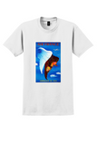 Air France South America T-Shirt - Vintage Wing Map Poster - White