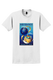 Air France Cargo T-Shirt - Dehedin Globe and Parcels Poster - White