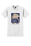 Alaska Airlines Alaska T-Shirt - Vintage Vacationland Map Poster - White
