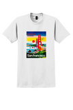 American Airlines San Francisco T-Shirt - Kingman Golden Gate Poster - White