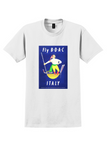 BOAC Italy T-Shirt - Vintage Gondolier Poster - White