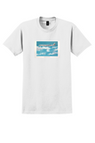 Delta DC-8-61 Fan-Jet T-Shirt - Vintage Airliner Poster - White