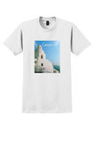 Delta Greece T-Shirt - Vintage White Chapel Poster - White