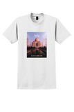 Delta India T-Shirt - Vintage Taj Mahal Poster - White