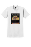 Delta Washington D.C. T-Shirt - Vintage Jefferson Memorial Poster - White