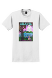Eastern Air Lines Atlanta T-Shirt - Vintage Southern Belle Poster - White