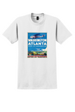 Eastern Air Transport Washington Atlanta T-Shirt - Vintage Poster - White