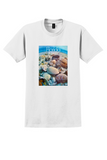Eastern Air Lines Florida T-Shirt - Vintage Seashells Poster - White