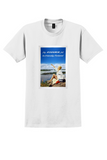 Finnair Finland T-Shirt - Vintage Friendly Finland Lake Poster - White