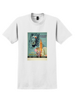 Iberia Andalusia T-Shirt - Vintage Mantilla and Giralda Poster - White