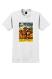Iberia Spain T-Shirt - Vintage 1961 DC-8 Horsemen Poster - White
