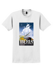 Iberia T-Shirt - Vintage 1954 Galleon and Airliner Poster - White