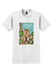 Imperial Airways South America T-Shirt - Vintage Colonial Church Poster - White